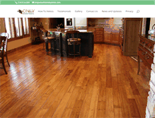 Tablet Screenshot of onlywoodfloors.net